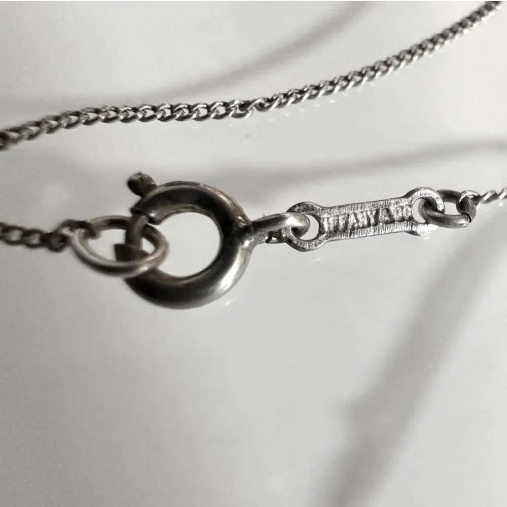 Tiffany & Co. authentic cross necklace‎ .925 with Tiffany & co. EUC - Picture 2 of 4